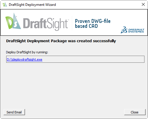 10. DraftSight Deployment Wizard 2022_Finished page