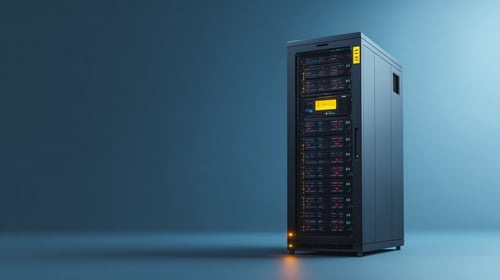 Een oudere man met grijs haar geeft een uitleg aan een jongere man aan een computer