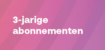 5% voordeel op 3-jarige abonnementen