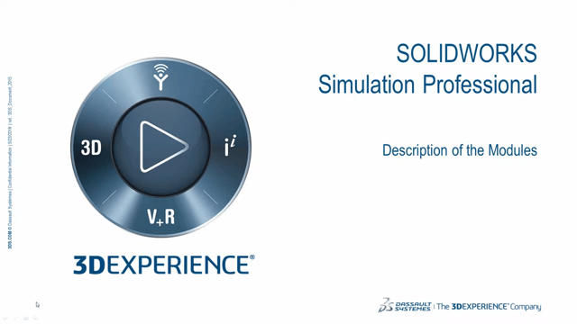 Description of Modules - SOLIDWORKS Simulation Professional 0-7 screenshot