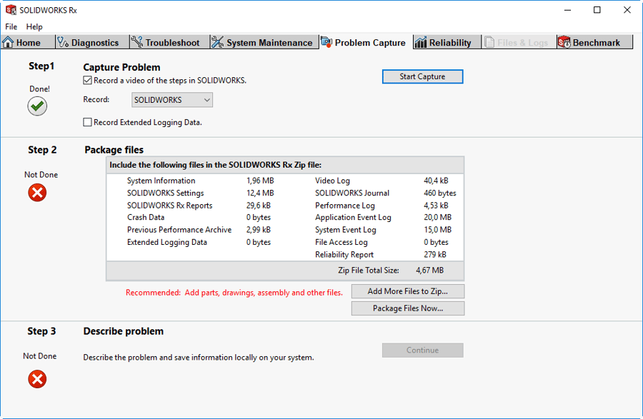 Solidworks Electrical Rx Problem Capture SOLIDWORKS Rx: de EHBO-koffer van SOLIDWORKS | Visiativ Benelux