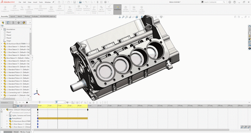 solidworks motion voorbeeld
