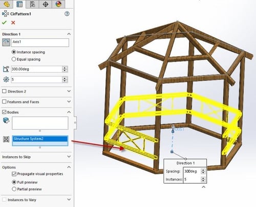 solidworks structure las welds