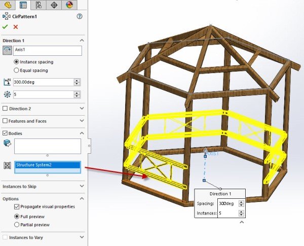 Circulair Pattern van Structure System (zonder pijlen)