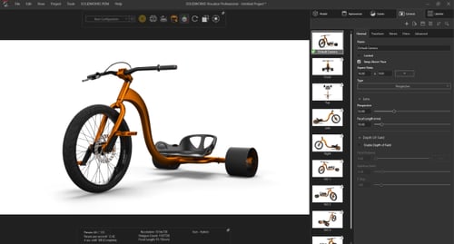 solidworks visualize driewieler