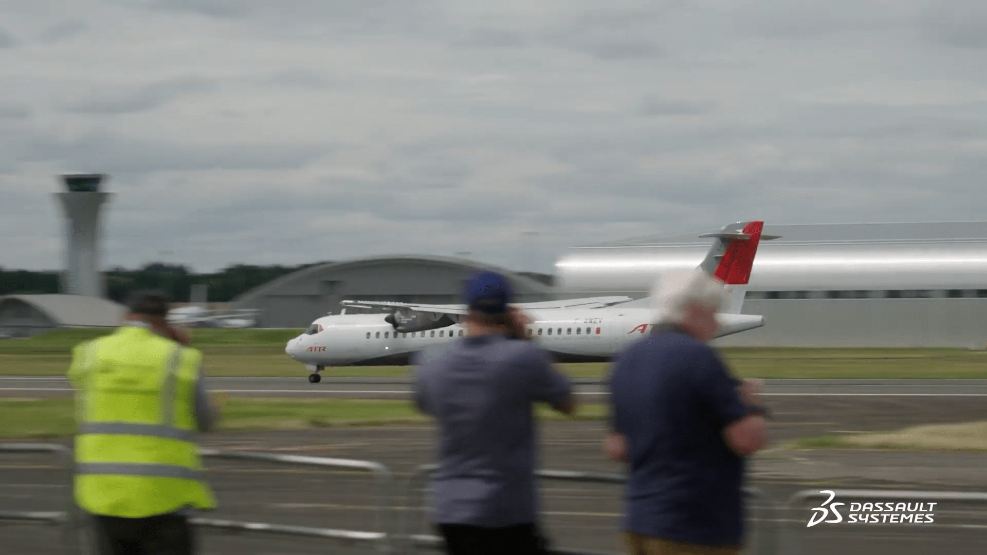 Plane sabca on starting track