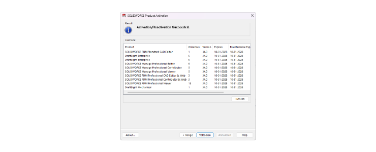 SOLIDWORKS licence expiring 30 days oplossen6