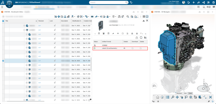 Stepfile selected component