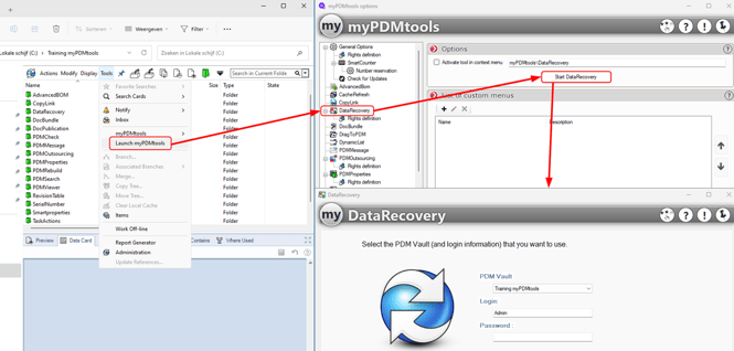 visiativ mypdmtools datarecovery tools solidworks