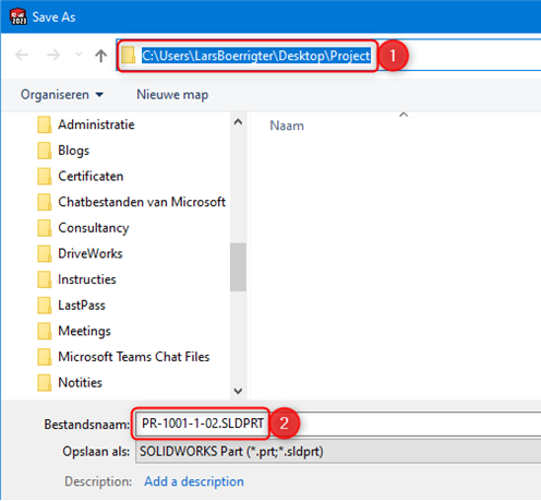 save and export solidworks smart properties