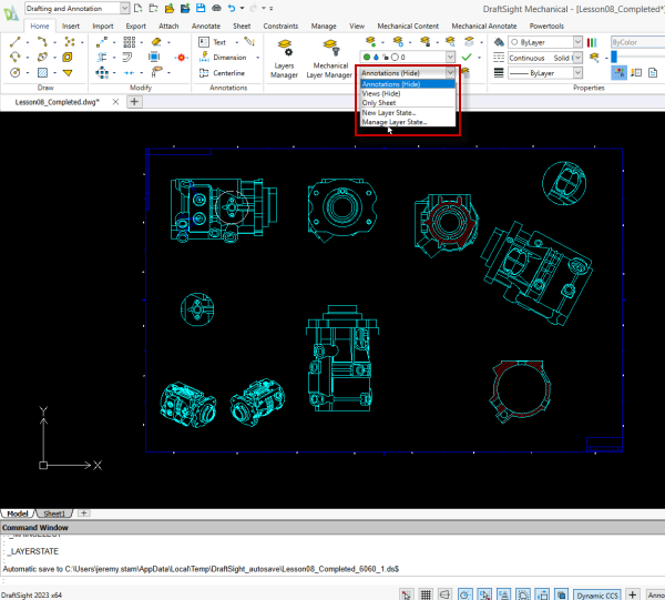 DraftSight Layer States: heb je layers beter in de hand | Visiativ Benelux