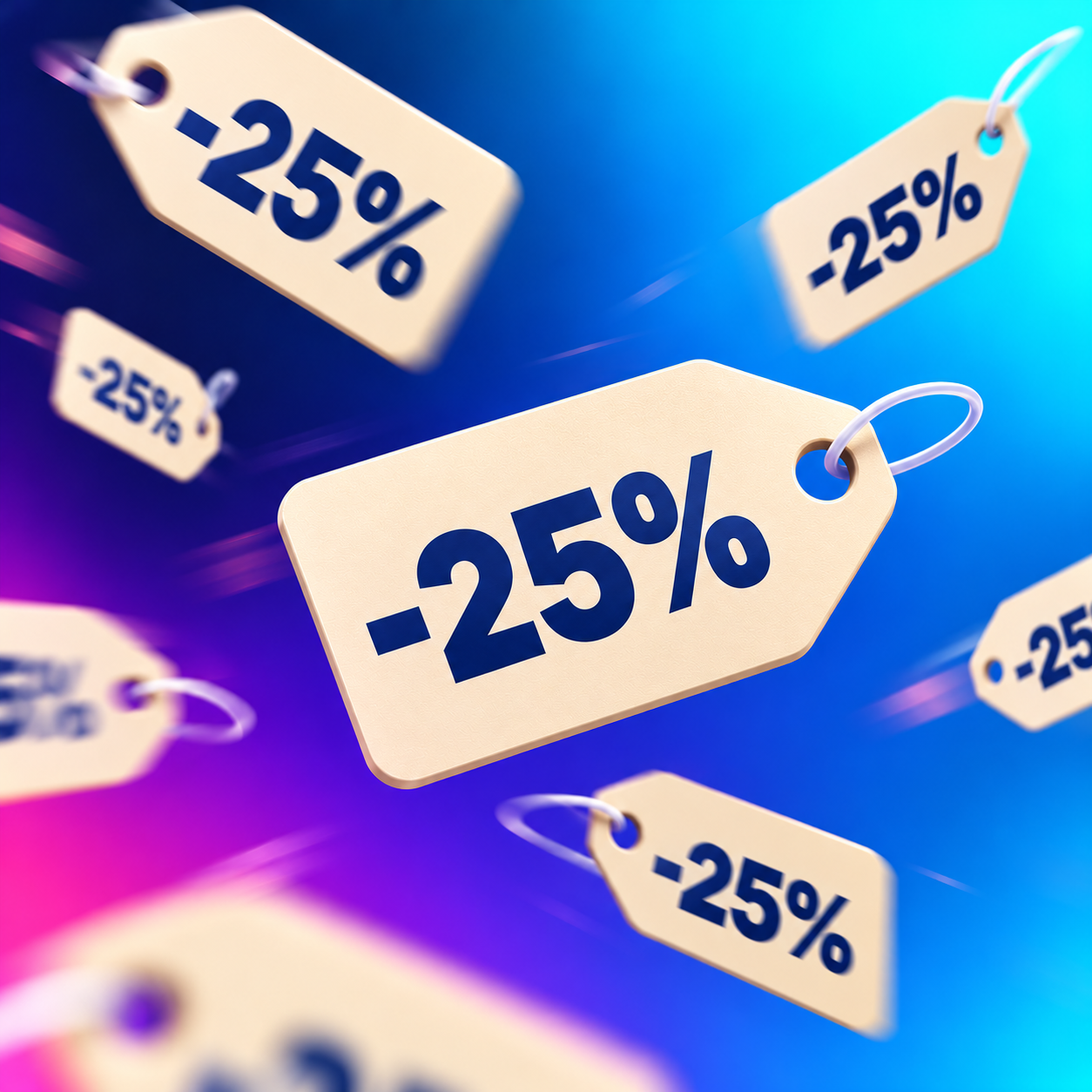 25% korting op bijna alle trainingen